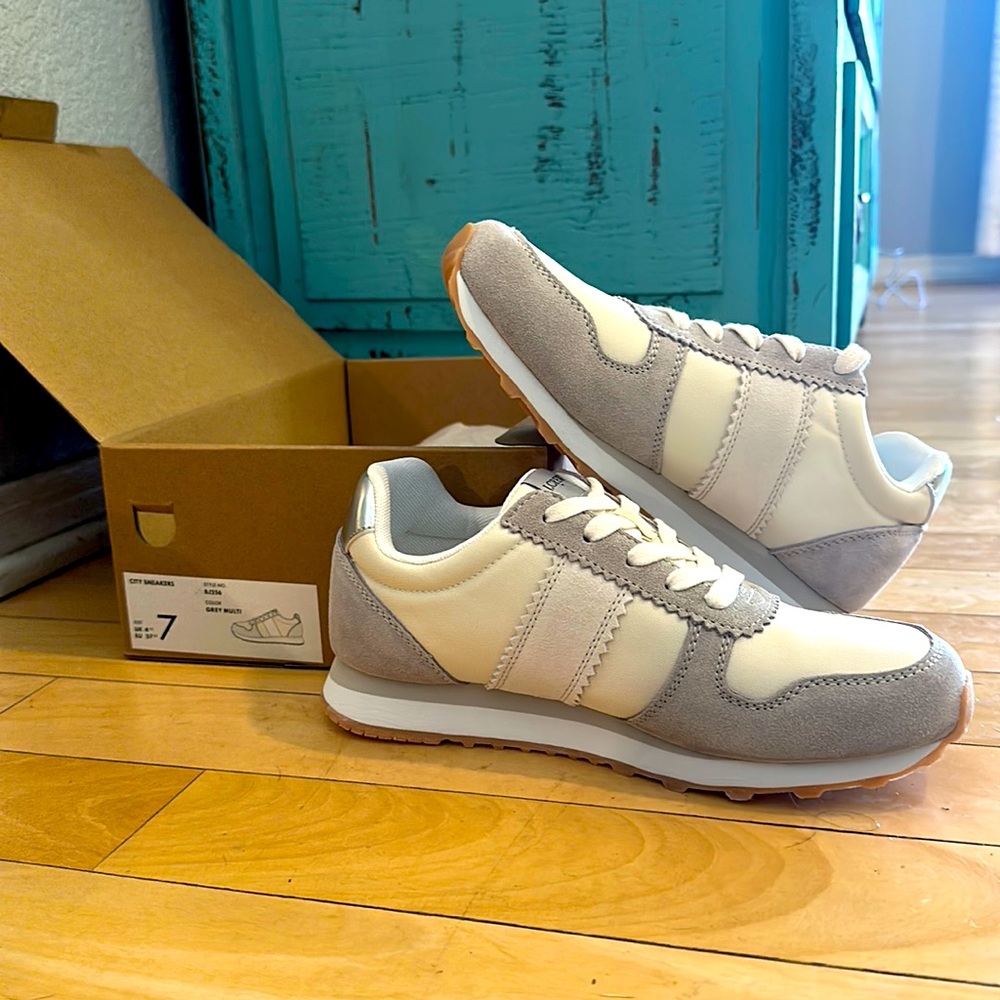 J.Crew gray city sneakers